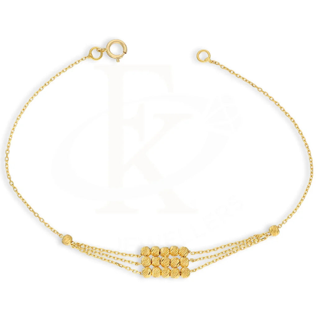 Gold Beads Bracelet 21Kt - Fkjbrl21Km5097 Bracelets