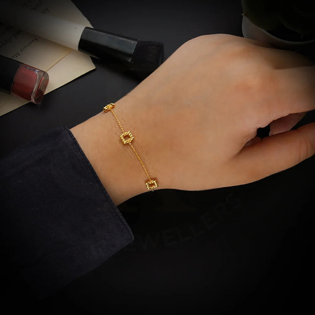 Gold Beads Bracelet 21Kt - Fkjbrl21Km5413 Bracelets