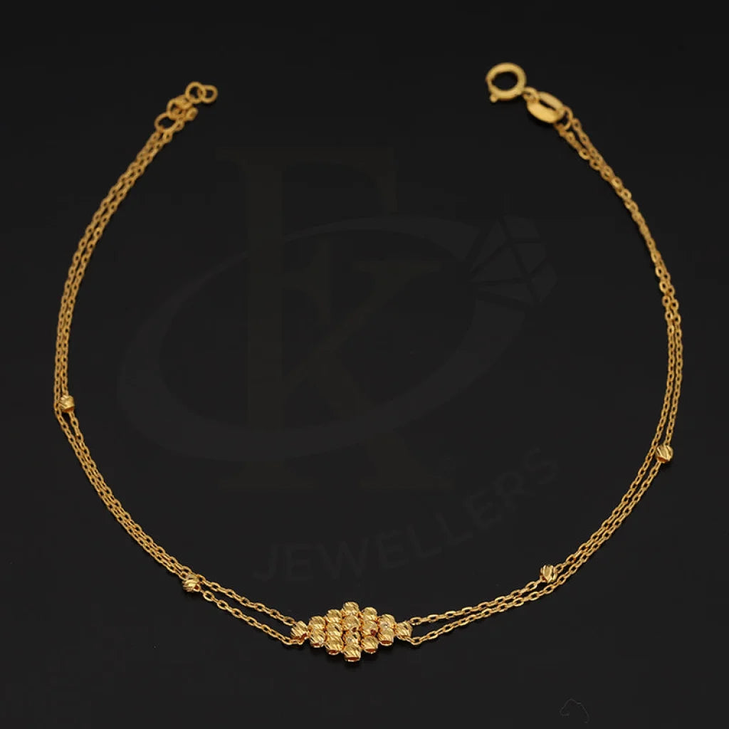 Gold Beads Bracelet 21Kt - Fkjbrl21Km5415 Bracelets