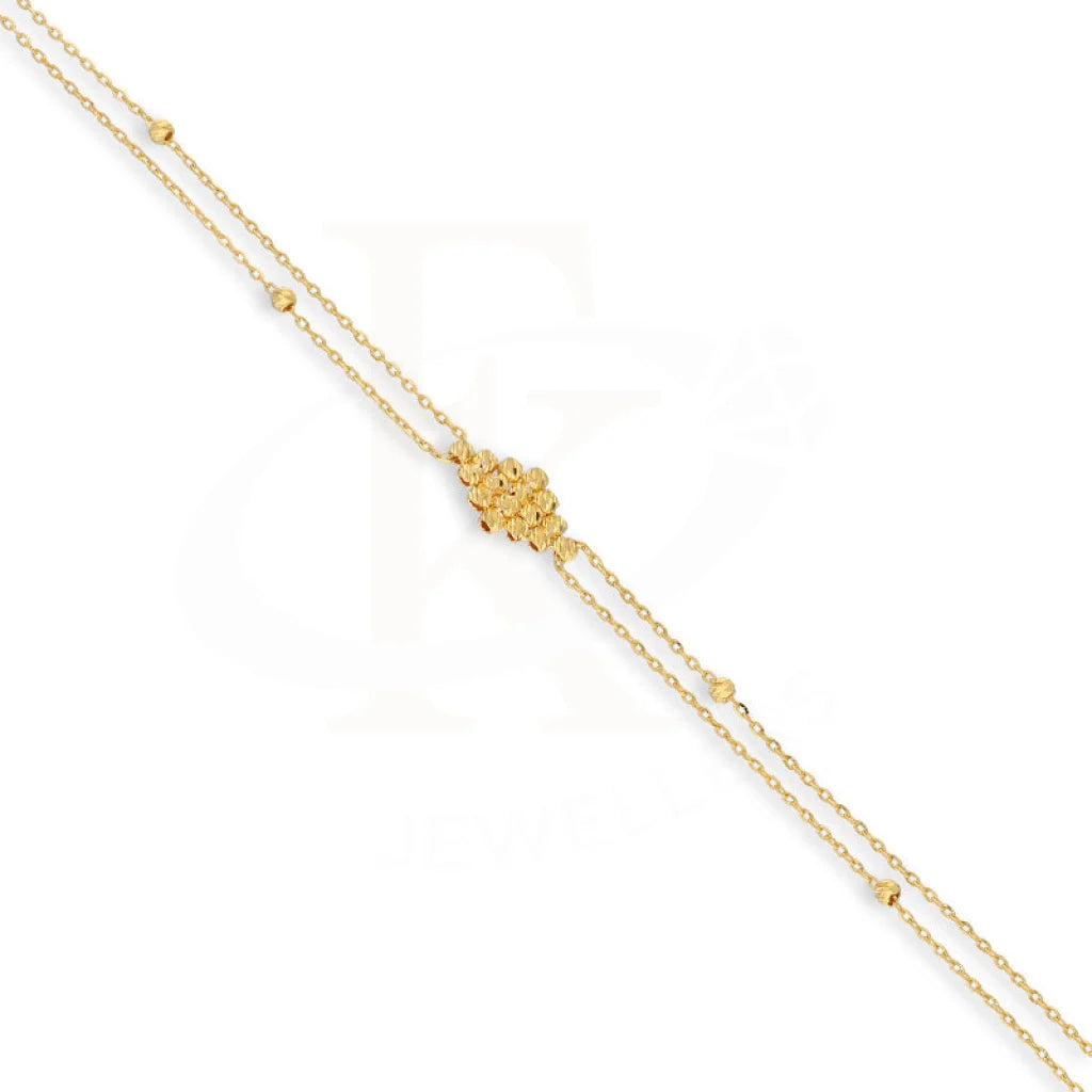 Gold Beads Bracelet 21Kt - Fkjbrl21Km5415 Bracelets