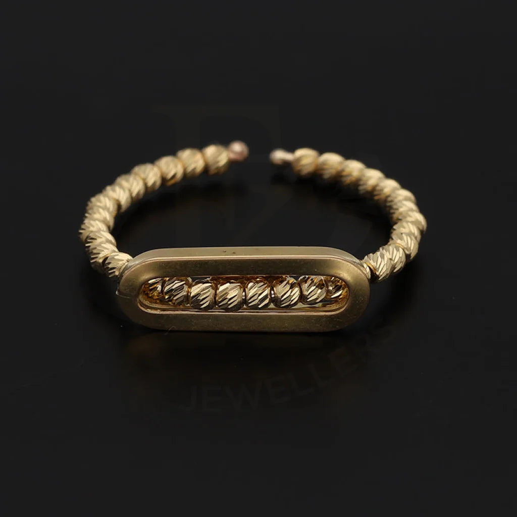 Gold Beads Ring 18Kt - Fkjrn18K5490 Rings