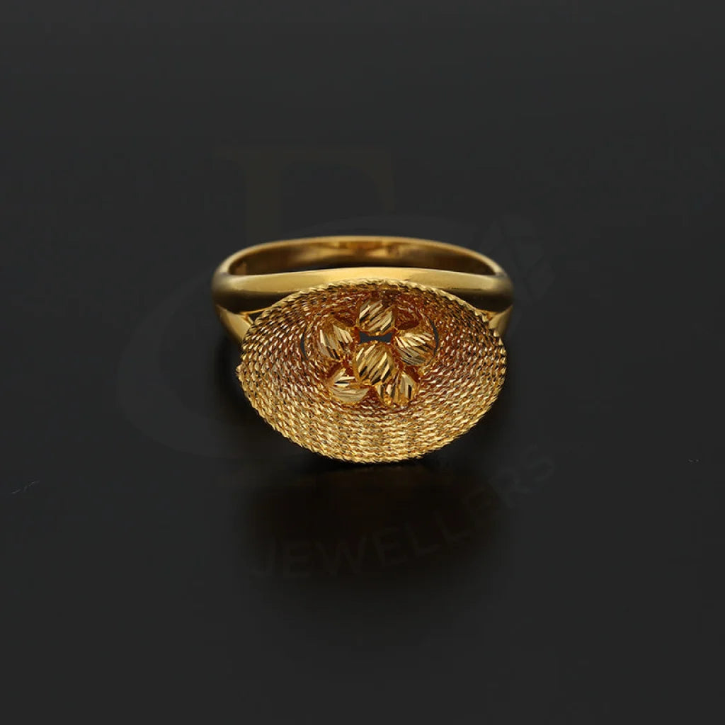 Gold Beads Ring 22Kt - Fkjrn22K3846 Rings