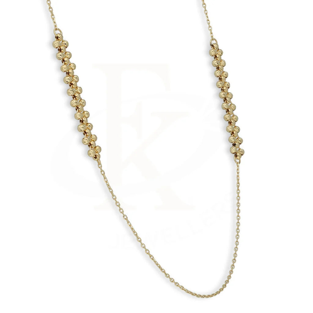 Gold Beads Necklace 18Kt - Fkjnkl18K5285 Necklaces