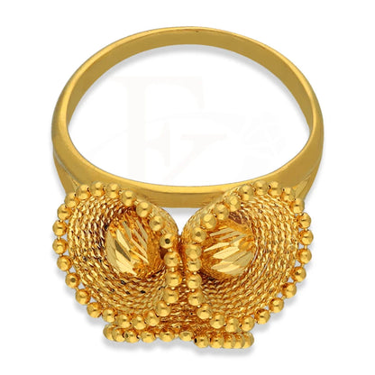 Gold Blooming Flower Ring 22Kt - Fkjrn22K3843 Rings