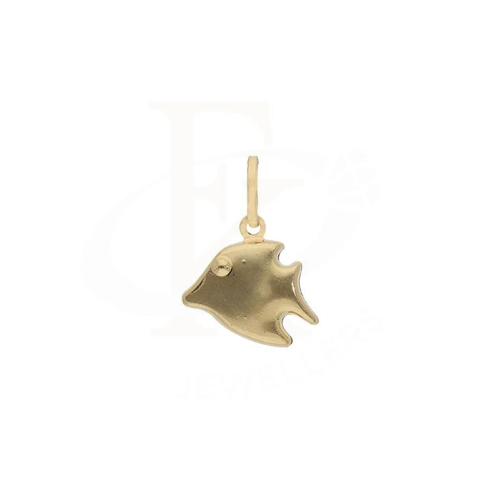 Gold Butterfly Fish Shaped Pendant 18Kt - Fkjpnd18K2252 Pendants