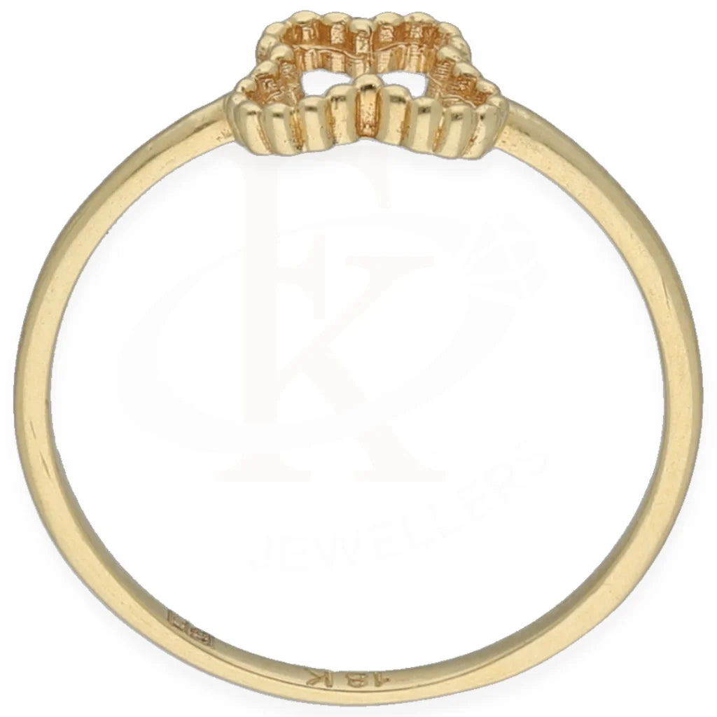 Gold Butterfly Shaped Ring 18Kt - Fkjrn18K7340 Rings