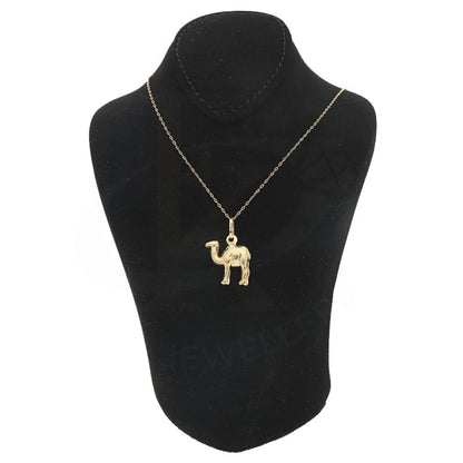 Gold Camel Necklace (Chain With Pendant) 18Kt - Fkjnkl1508 Necklaces