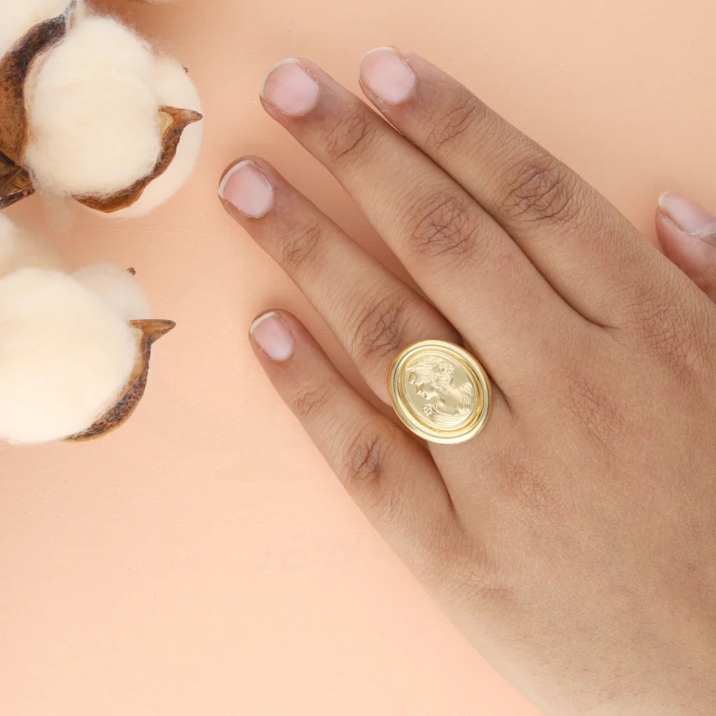 Gold Cameo Ring 18Kt - Fkjrn18K7888 Rings