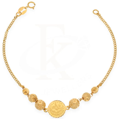 Gold Classy Bracelet 21Kt - Fkjbrl21K7501 Bracelets