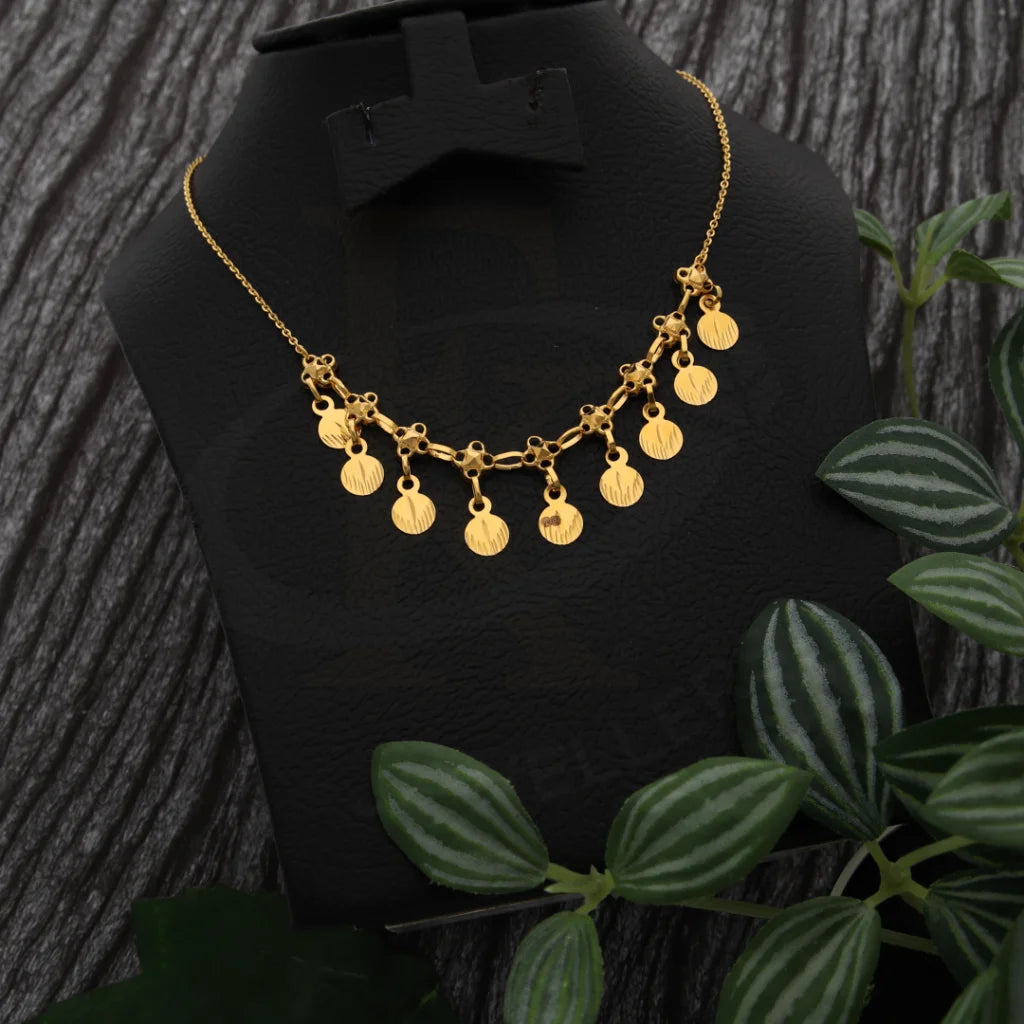 Classy Gold Necklace 21Kt - Fkjnkl21K7742 Necklaces