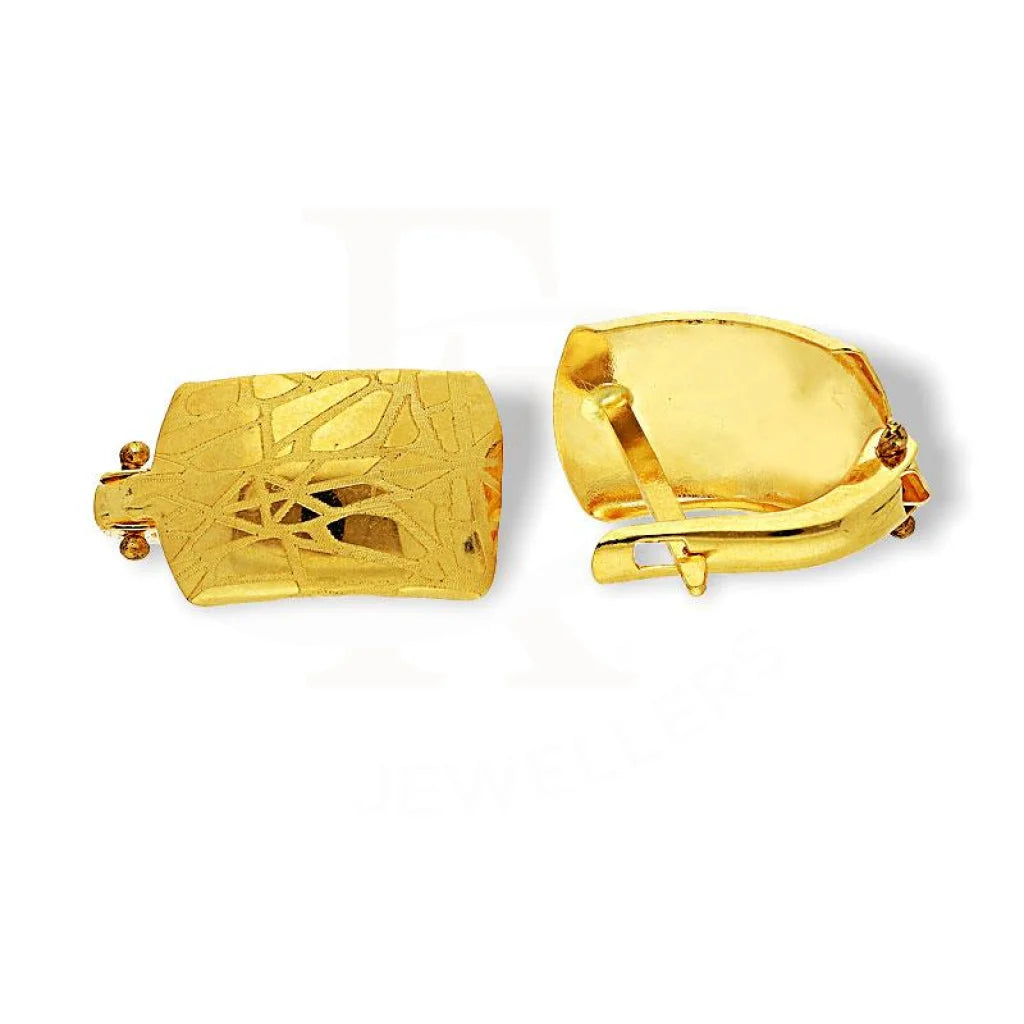 Gold Clip Earrings 18Kt - Fkjern18K1807