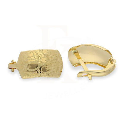 Gold Clip Earrings 18Kt - Fkjern18K1904