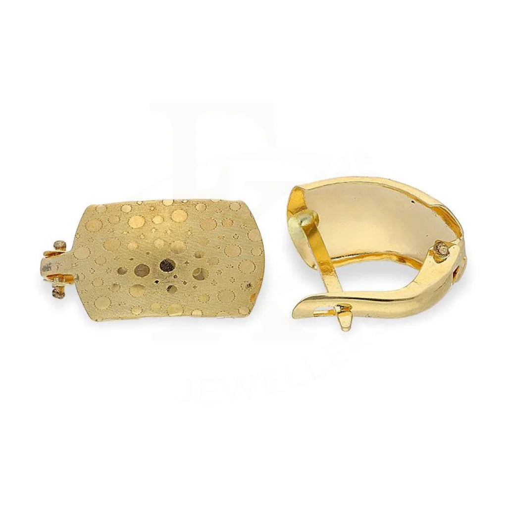 Gold Clip Earrings 18Kt - Fkjern18K1904