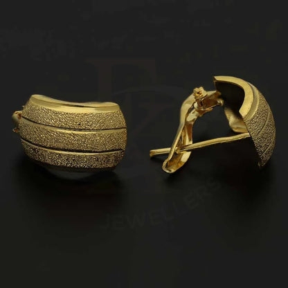 Gold Clip Earrings 18Kt - Fkjern18K3102