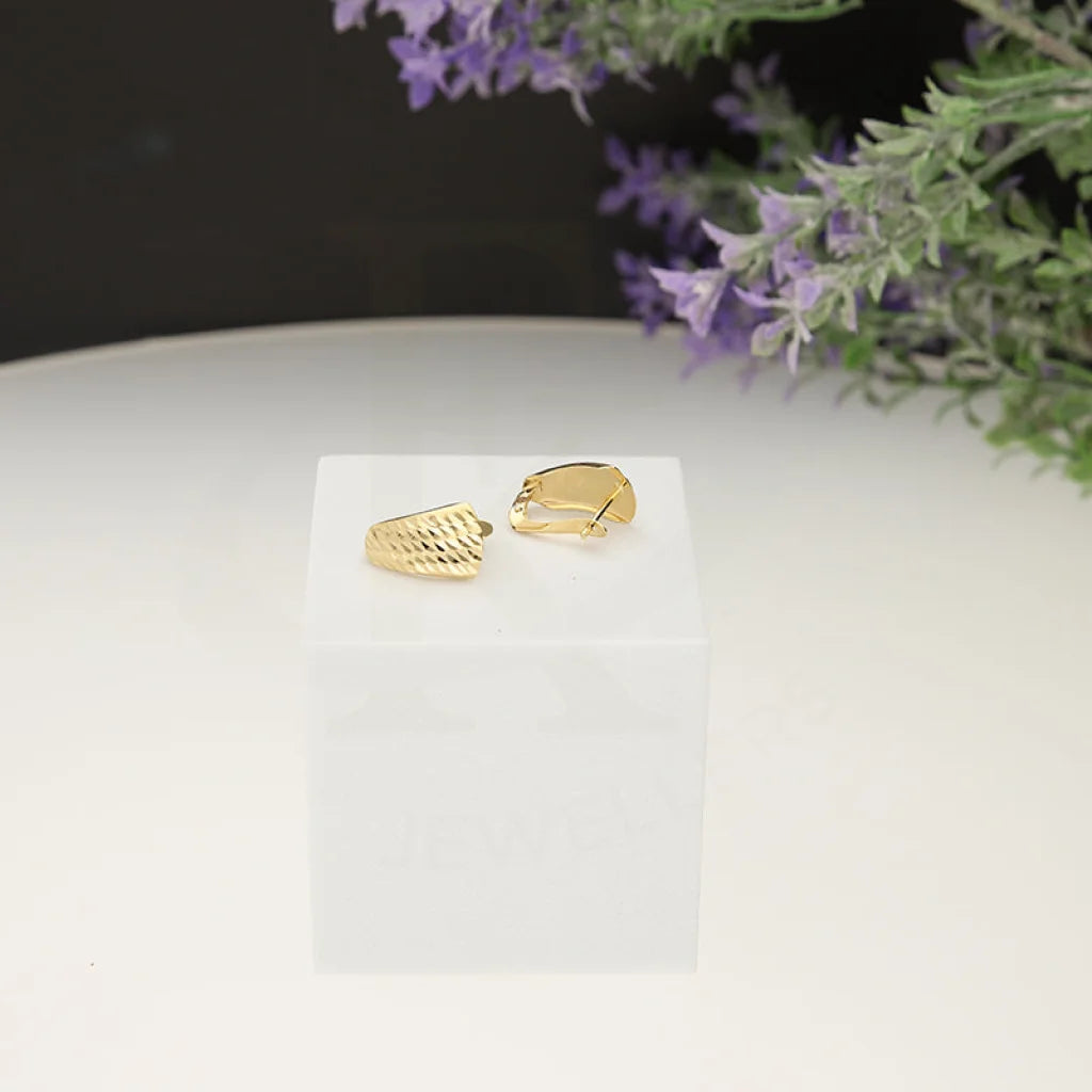 Gold Clip Earrings 18Kt - Fkjern18K5247