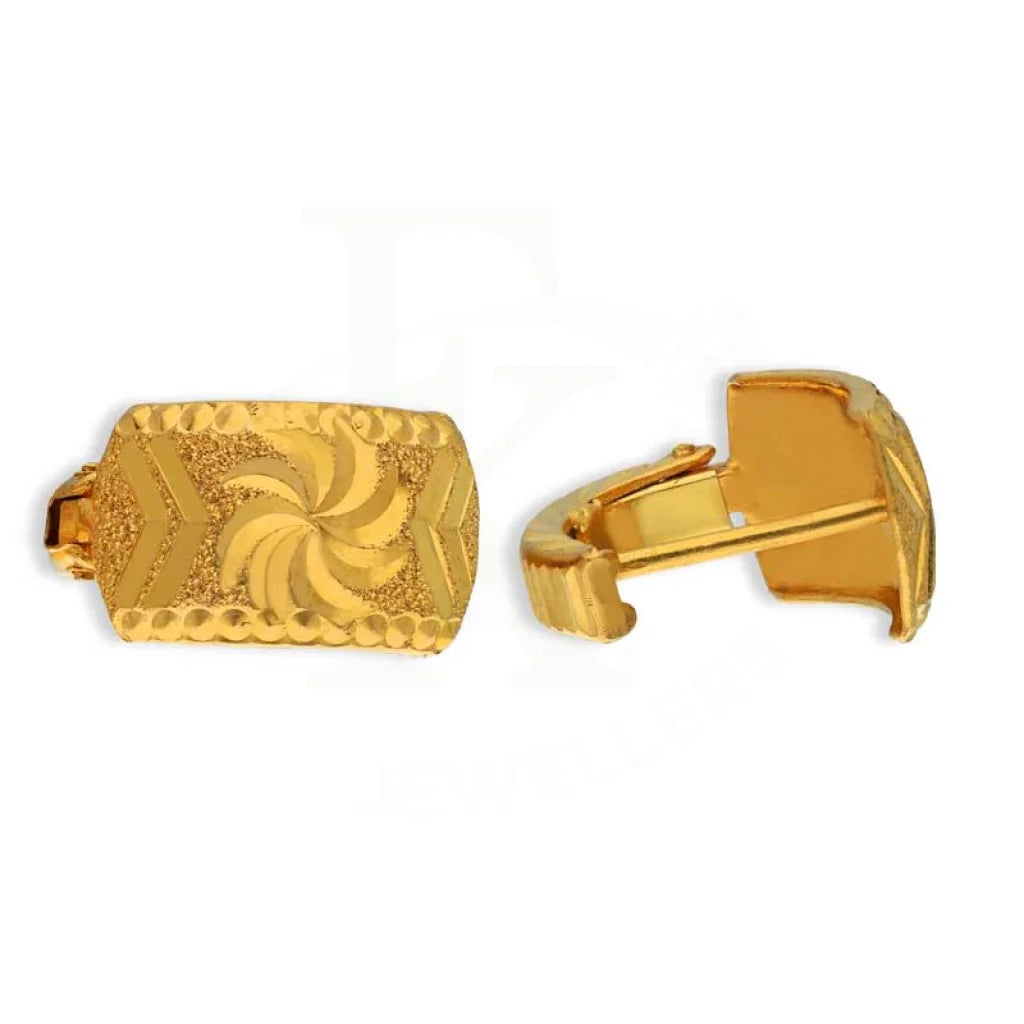 Gold Clip Earrings 22Kt - Fkjern22K3119