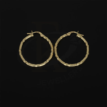 Gold Hoop Earrings 18Kt - Fkjern18K5186