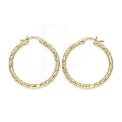 Gold Hoop Earrings 18Kt - Fkjern18K5188