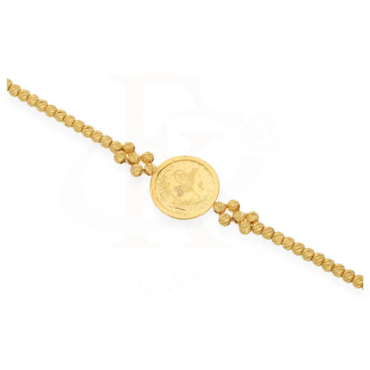 Gold Coin Shaped Bracelet 21Kt - Fkjbrl21K7511 Bracelets