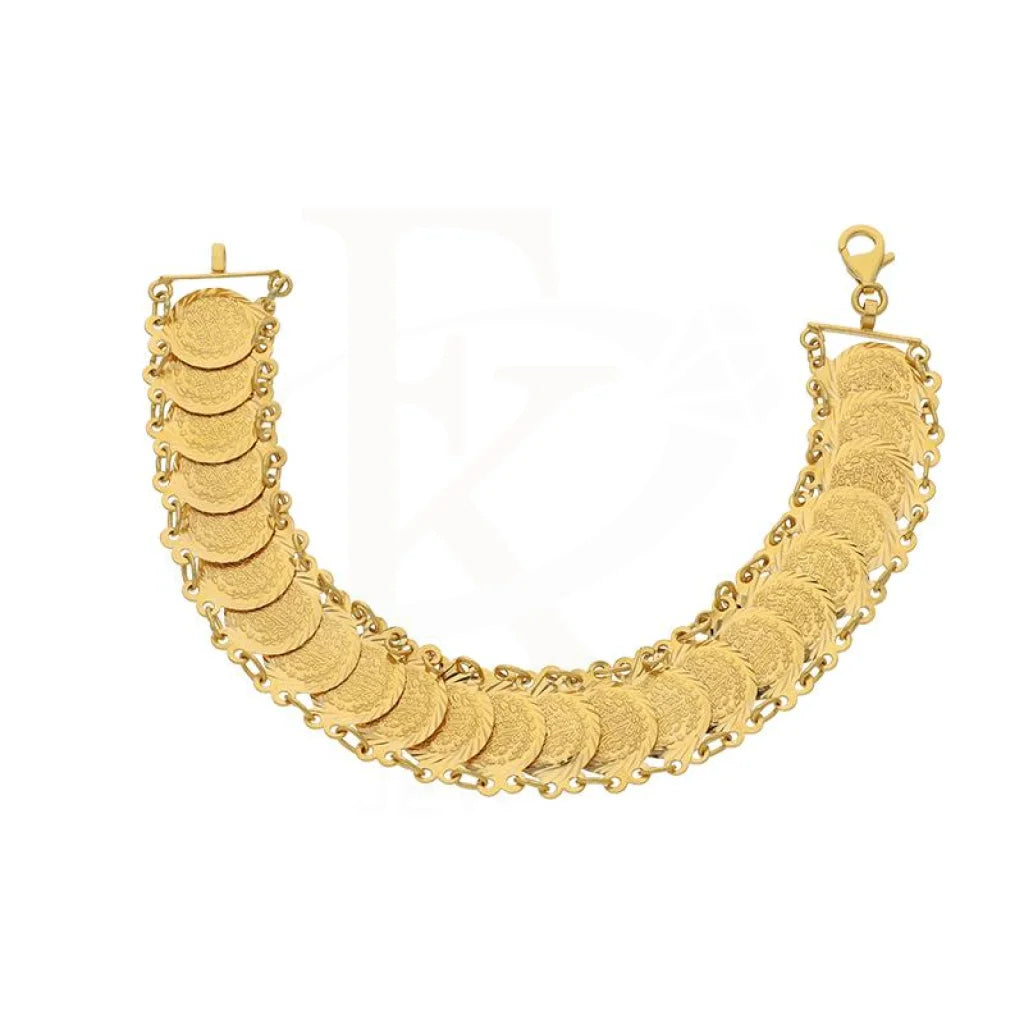 Gold Coins Bracelet 21Kt - Fkjbrl21K2495 Bracelets