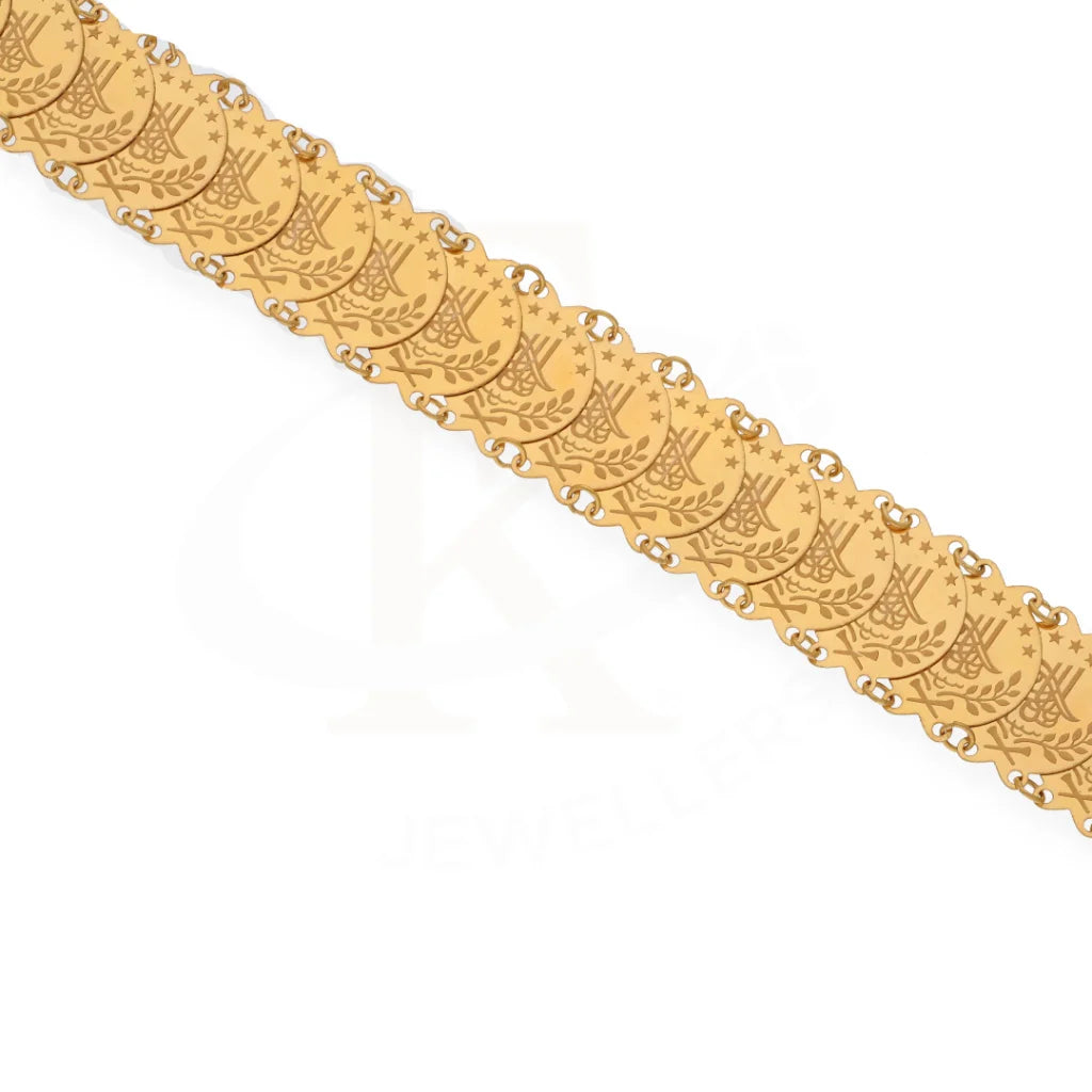 Gold Coins Bracelet 21Kt - Fkjbrl21Km8161 Bracelets