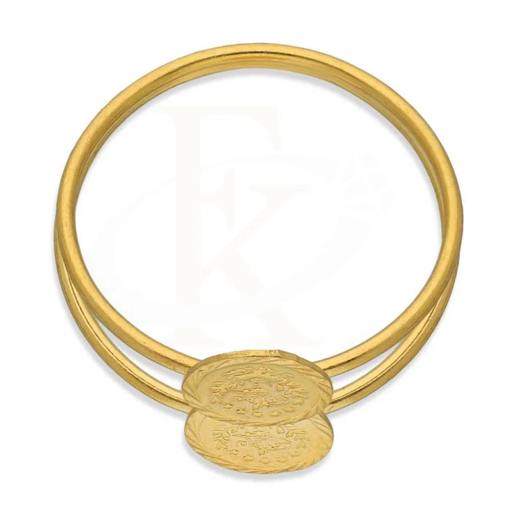 Gold Coins Ring 21Kt - Fkjrn21K3394 Rings