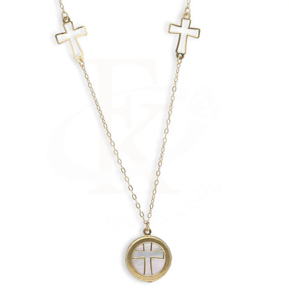 Gold Cross Necklace 18Kt - Fkjnkl18Km5368 Necklaces