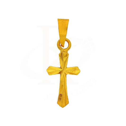 Gold Cross Pendant 18Kt - Fkjpnd1204 Pendants