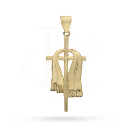 Gold Cross Pendant 18Kt - Fkjpnd1223 Pendants