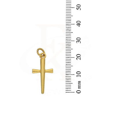 Gold Cross Pendant 22Kt - Fkjpnd22K2800 Pendants