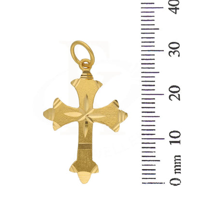 Gold Cross Pendant 22Kt - Fkjpnd22K3162 Pendants