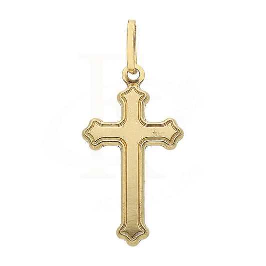 Gold Cross Shaped Pendant 18Kt - Fkjpnd18K2416 Pendants