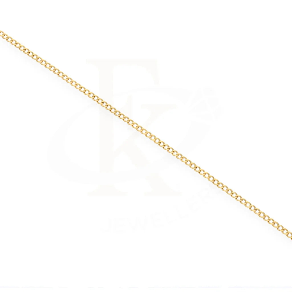 Gold Curb Anklet 18Kt - Fkjankl18K7863 Anklets