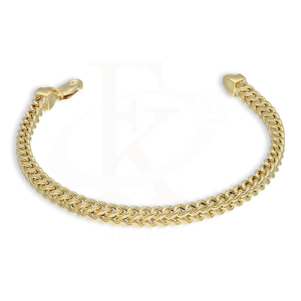 Gold Curb Bracelet 22Kt - Fkjbrl22K5196 Bracelets