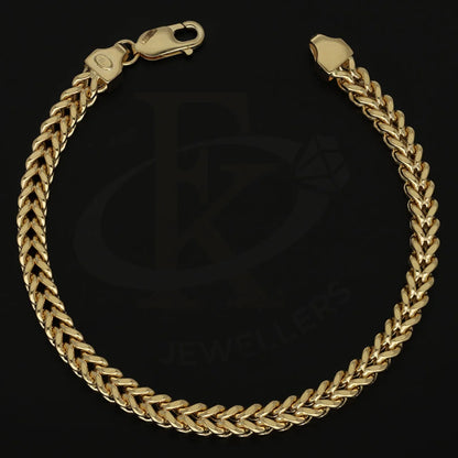 Gold Curb Bracelet 22Kt - Fkjbrl22K5196 Bracelets