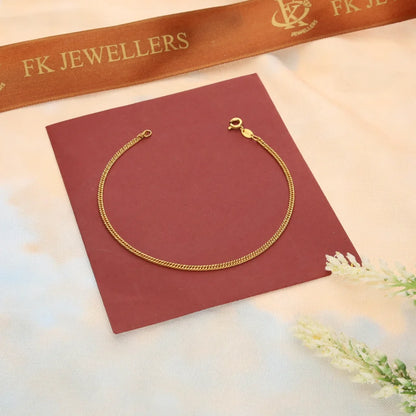 Gold Curb Bracelet 18Kt - Fkjbrl18K7647 Bracelets