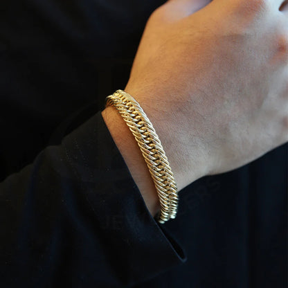 Gold Curb Bracelet 18Kt - Fkjbrl18K8307 Bracelets