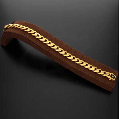 Gold Curb Bracelet 21Kt - Fkjbrl21Km8147 Bracelets