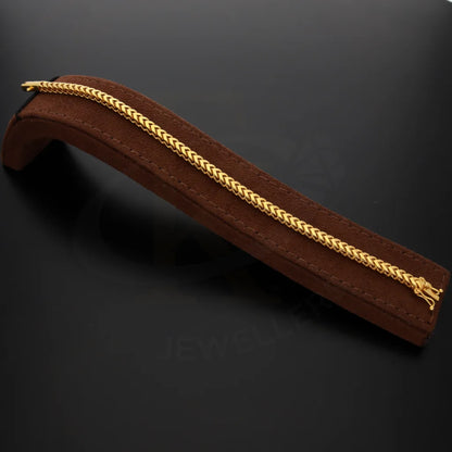 Gold Curb Bracelet 21Kt - Fkjbrl21Km8155 Bracelets