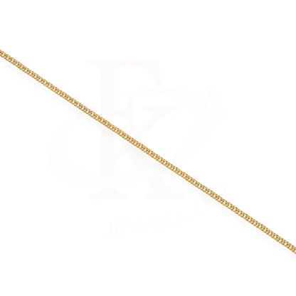 Gold Curb Bracelet 21Kt - Fkjbrl21Km8213 Bracelets