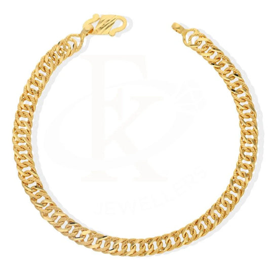 Gold Curb Bracelet 22Kt - Fkjbrl22K2231 Bracelets