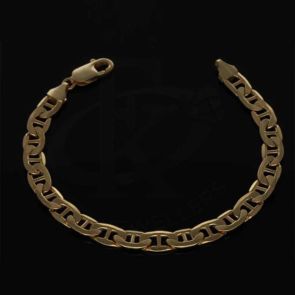 Gold Curb Mens Bracelet 18Kt - Fkjbrl18K2969 Bracelets