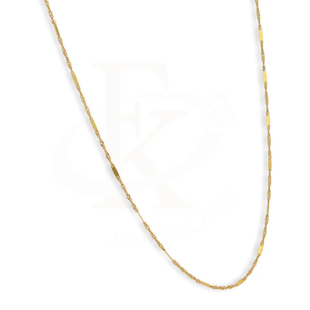 Gold Disco Chain 22Kt - Fkjcn22K5625 Chains