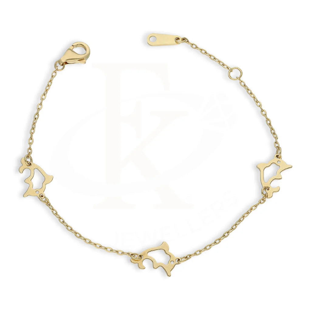 Gold Dolphin Baby Bracelet 18Kt - Fkjbrl18K5332 Bracelets