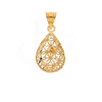 Gold Drop Pendant 21Kt - Fkjpnd21Km8397 Pendants