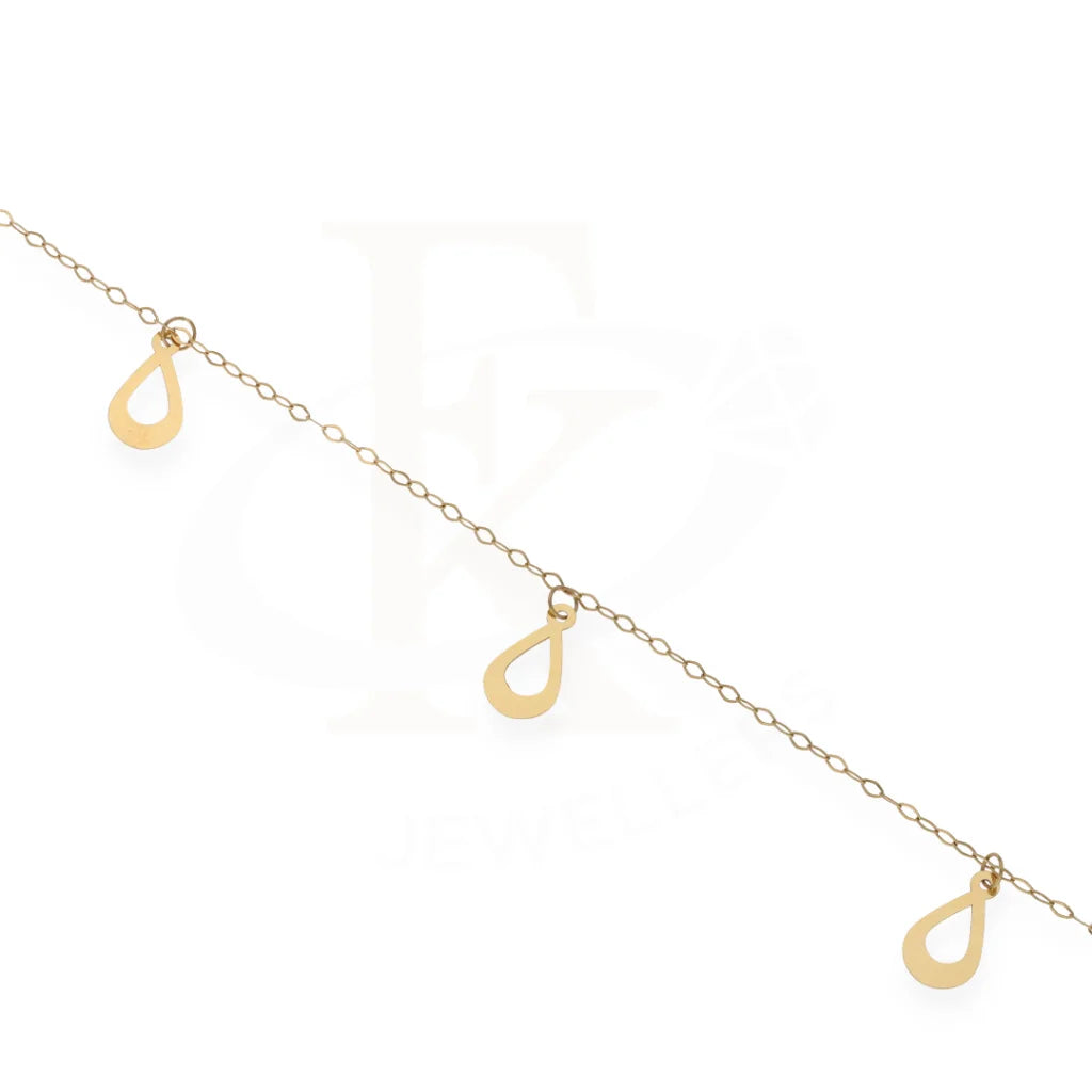 Gold Drop Shaped Bracelet 18Kt - Fkjern18K7790 Bracelets