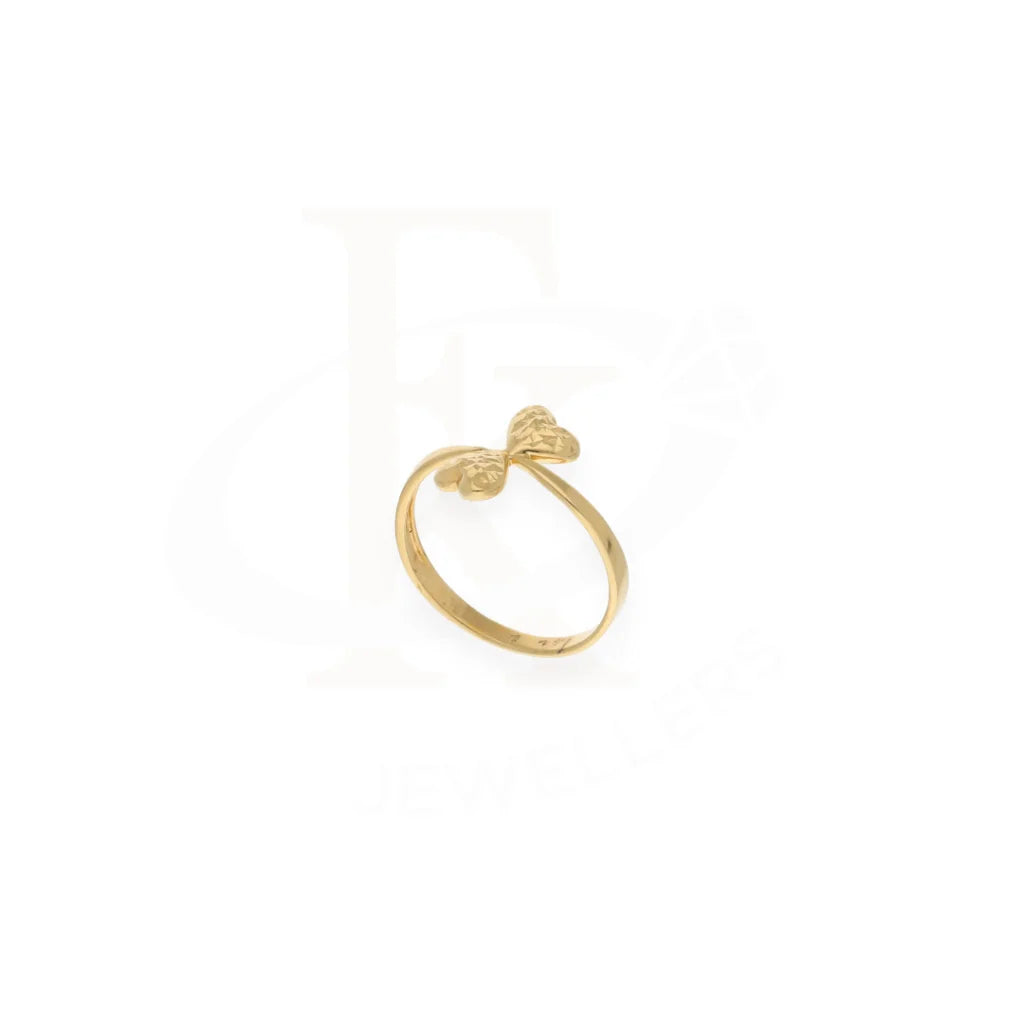 Heart Shaped Gold Ring 18Kt - Fkjrn18K7898 Rings