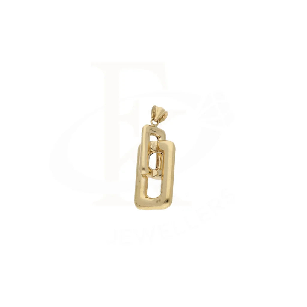 Gold Dual Square Pendant 18Kt - Fkjpnd18K8329 Pendants