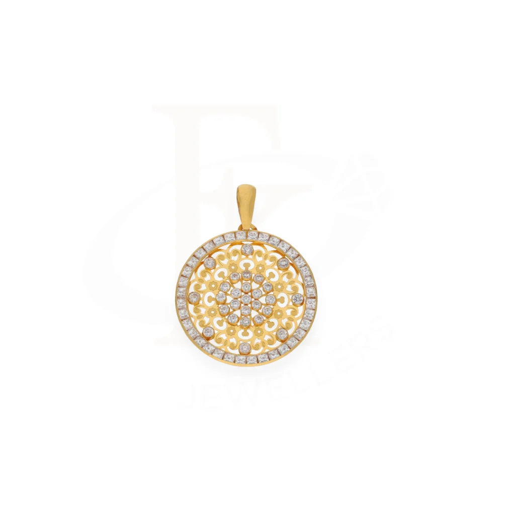 Dual Tone Gold Pendant 21Kt - Fkjpnd21K7704 Pendants