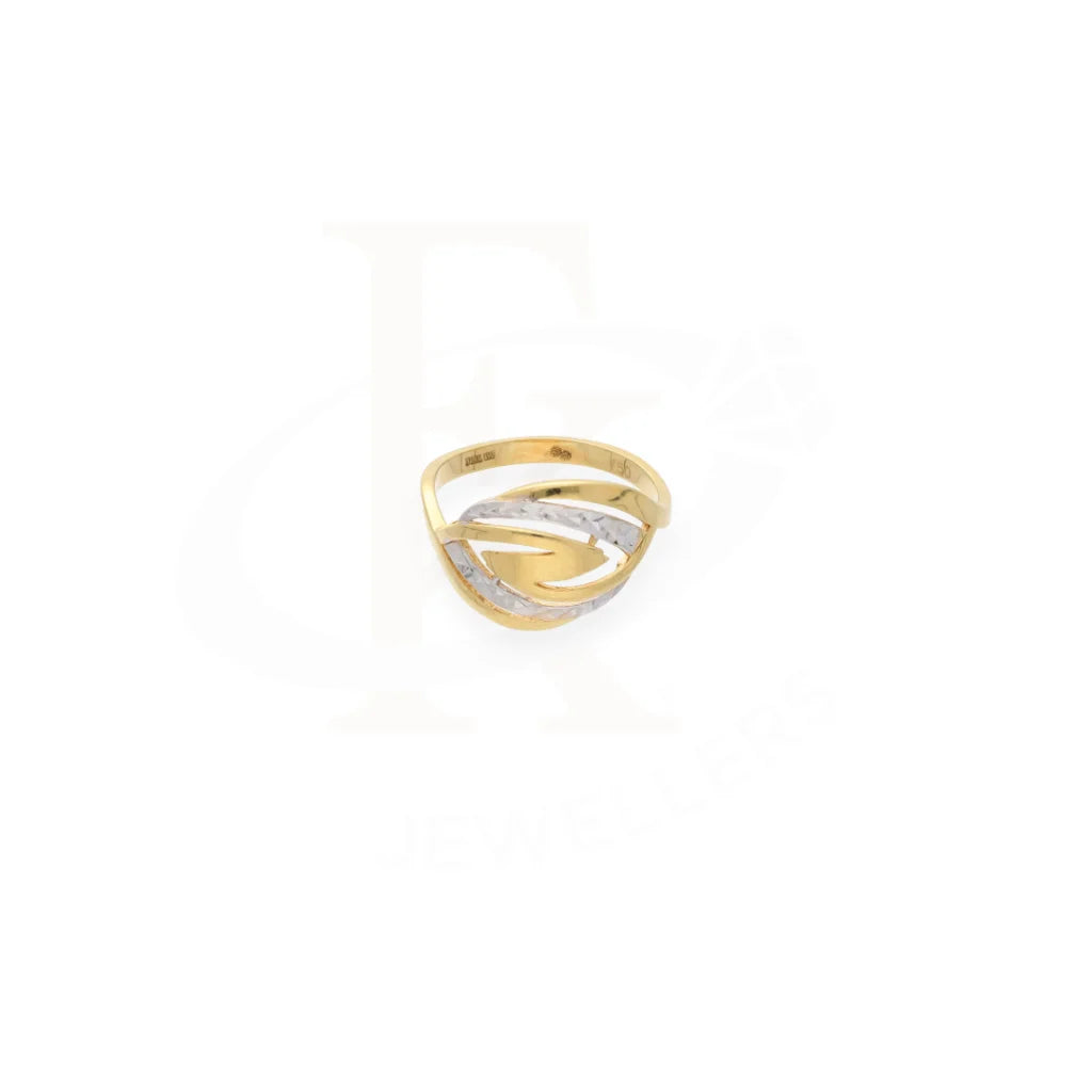 Gold Dual Tone Ring 18Kt - Fkjrn18K7889 Rings